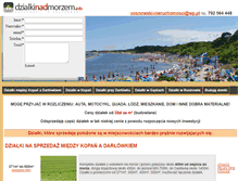 Tablet Screenshot of dzialkinadmorzem.info